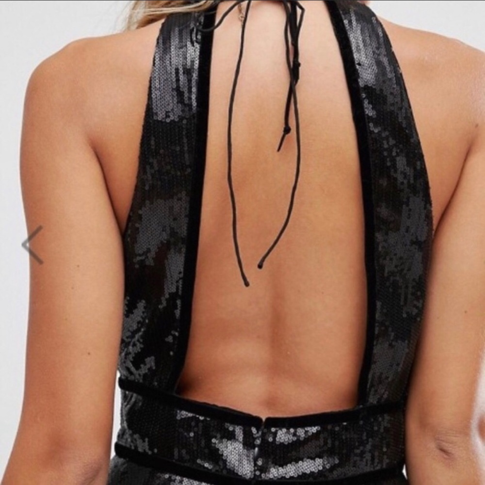 Free People Sequin Halter Dress - Picture 3 of 5